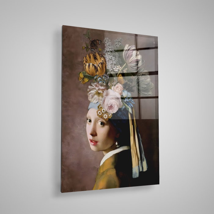 Wallity Cuadro Decorativo de Vidrio Templado Multicolor 40 x 60 cm